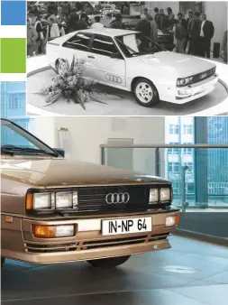  ??  ?? El Ur-Quattro no es una deriva de Urban-Quattro, sino de «antiguo» u «original», que eso significa «Ur» en alemán. Audi Tradition tiene piezas originales. Eso sí, a precio de lo que son, «originales».