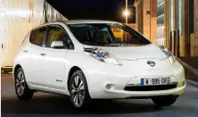  ??  ?? EXTENDED RANGE: New Nissan Leaf can cover 250km