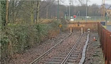  ?? TOM INGALL. ?? The buffer stops at Colne. Tony Mitchell believes projects such as reopening Skipton-Colne are just as important for rail connectivi­ty in the North as the major corridors.