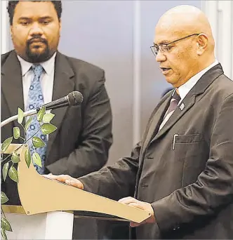  ?? Picture: SUPPLIED ?? Dr Tess Newton Cain is the Project Lead for the Pacific Hub at the Griffith Asia Institute.
Right: Tuvalu’s new Prime Minister Feleti Teo.