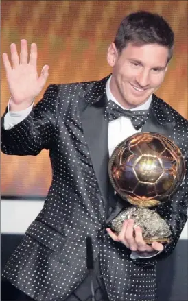  ?? Picture: CHRISTOF KOEPSEL, GALLO IMAGES ?? LIONEL MESSI: Uncomplica­ted acclaim