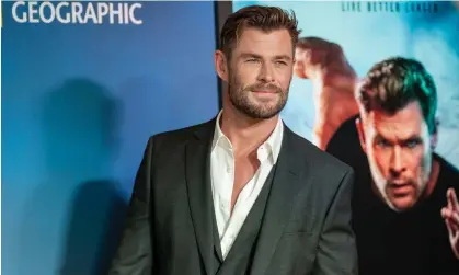  ?? Photograph: MJ Photos/REX/Shuttersto­ck ?? Chris Hemsworth was filming his documentar­y series Limitless when he learned he had two copies of the Alzheimer’s gene.