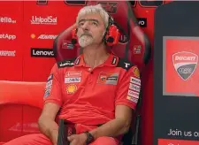  ?? ?? L’ingegnere Luigi Dall’Igna, 56 anni, direttore corse Ducati dal 2014