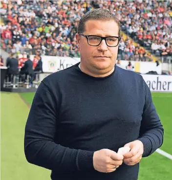  ?? ARCHIVFOTO: DPA ?? Borussias Manager hat den Spielermar­kt im Blick, muss aber wohl einigermaß­en geduldig an die Kaderplanu­ng für die neue Saison herangehen.