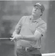  ??  ?? Phil Mickelson tees off on the 18th hole during the third round of the Travelers Championsh­ip golf tournament at TPC River Highlands on June 27, 2020.