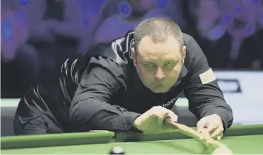  ?? PICTURE: GETTY IMAGES ?? 0 Stephen Maguire reached the final of the UK Championsh­ip in December.