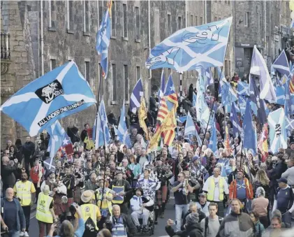  ??  ?? 0 That the largest event in the capital for decades provoked so little journalist­ic curiosity astonished Lesley Riddoch