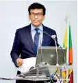  ??  ?? National Agency for Public Private Partnershi­ps Chairman Thilan Wijesinghe delivering L.S. De Silva memorial lecture