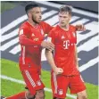  ?? FOTO: IMAGO IMAGES ?? Durch den Ausfall von Joshua Kimmich (re.) ist Corentin Tolisso wieder gefragt.