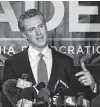  ?? Associated Press file photo ?? Gov. Gavin Newsom wants a law that would let private citizens sue to enforce the state’s ban on assault weapons.