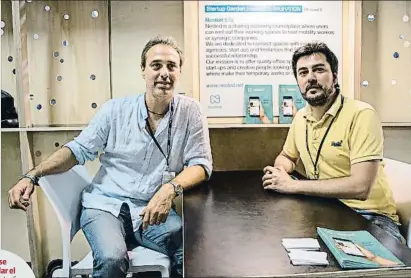  ?? ROSER VILALLONGA ?? En fase de validar el
modelo. Jordi Montoyo y Tomaso Brezzi fundaron Nested en el 2016, y han sido selecciona­dos por
Sonar+D