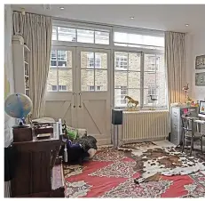  ??  ?? All white: The painted exposed brickwork (above) combines well with the dining room’s vaulted ceiling (right)