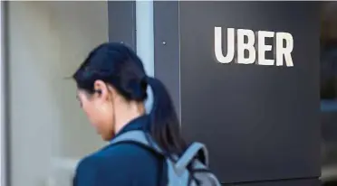  ?? — Bloomberg ?? Under probe: Uber’s Asia review comes after the company said in August it was cooperatin­g with a preliminar­y investigat­ion led by the DoJ into whether its managers violated US laws against bribery of foreign officials.