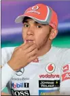  ??  ?? Mercedes Mclaren driver Lewis Hamilton. Courtesy AFP