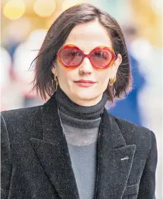  ?? ?? Eva Green arrives at the High Court to give evidence in her case against a film company