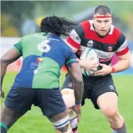  ?? Photo by Bryan Robertson ?? On form Ali Mackie scored one try and set up another.