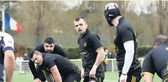  ?? Photo DR ?? Les joueurs de Cergy-Pontoise ont été rejoints en tête de leur poule. Il leur faudra sans doute un bonus offensif lors du dernier match pour monter en Fédérale 3.