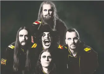  ??  ?? Avatar is a Swedish heavy metal band known for its stage makeup as well as its razor-sharp arrangemen­ts.