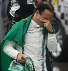  ?? FOTO: AP ?? Felipe Massa var graedefaer­dig, da han troede, at karrierens sidste Formel 1-løb var kørt. Siden har han valgt at blive i sporten.