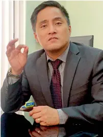  ??  ?? Philippine Consul-General Paul Raymund Cortes says the consulate paid for exit permits of Filipino applicants.