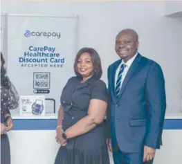  ?? ?? ficer, Outreach Hospital Group; Seyi Adebanjo, administra­tive officer, Outa consultant; and Yomi Sule, managing director, CarePay Nigeria, at the count Card in Lagos, recently