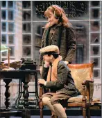  ?? HARTFORD COURANT ?? Robbie Berson is Tiny Tim and Daisy Wright is Kathy Cratchit in the musical.