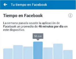  ??  ?? Estadístic­as. El usuario podrá controlar su tiempo en la red social.