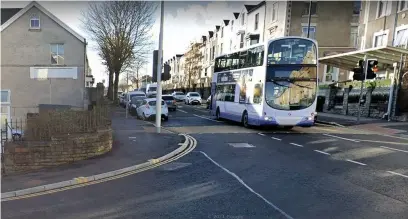  ?? Picture: Google maps ?? Seventeen-year-old Olchfa School sixth former Aaliyah Evans was walking from school towards a hair salon in Swansea city centre where she works when a gang of men tried to get her into their car.