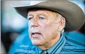  ?? JOHN LOCHER/AP 2015 ?? Nevada rancher Cliven Bundy, 71, remains locked up after Wednesday’s mistrial. A new trial has been set for Feb. 26.