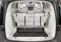  ??  ?? Pacifica still offers the best storage system made with the Stow ‘n Go seating and storage.