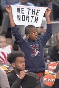  ?? NICK TURCHIARO, USA TODAY SPORTS ?? The Raptors have seen a surge in popularity after making the playoffs in each of the past two seasons.