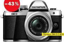  ??  ?? Olympus OM-D E-M10 II &gt;&gt; Eine der zurzeit günstigste­n Systemkame­ras. Der Preis: 447 Euro. Testurteil: 91,7%, sehr gut!