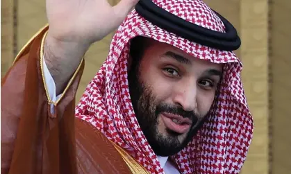  ?? Photograph: AFP/Getty Images ?? Mohammed bin Salman at an official ceremony in Ankara, Turkey, in June.