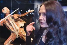  ?? CP PHOTO ?? Dr. Angela Whalley, a licensed physician and the creative designer of the Body Worlds RX exhibit, is seen at the Museum of Natural History in Halifax on Thursday.