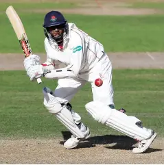  ??  ?? Relief: Haseeb Hameed didn’t suffer a break
