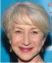  ??  ?? FAMOUS for her film portrayal of the Queen, Helen Mirren, 72, says she’d like to play President Donald Trump (both pictured), confiding to The Hollywood Reporter: ‘I’d be so funny as Trump. I’ve almost got the hair.’