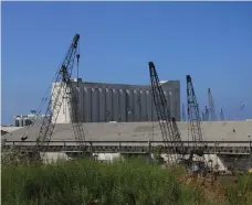  ?? Getty ?? Built as part of Yusuf Beidas’s plan for Beirut, the port silo building is a shell after last week’s disaster in a country beset by economic and pandemic upheaval