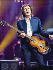  ?? COMMUNICAT­IONS CONTRIBUTE­D BY MJ KIM / MPL ?? Paul McCartney will roll through dozens of classics at Infinite Energy Arena on July 13.