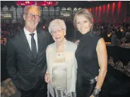  ??  ?? Al Morrison of Morrison Homes, left, attended the SAM Awards with his mom Irene Morrison and his wife Donna Morrison. Morrison Homes has won the Builder of the Year award a record 12 times over the years, but this night was to belong to Brookfield...