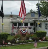  ??  ?? The Durhamvill­e ANM Veterans Club during Memorial Day 2018.