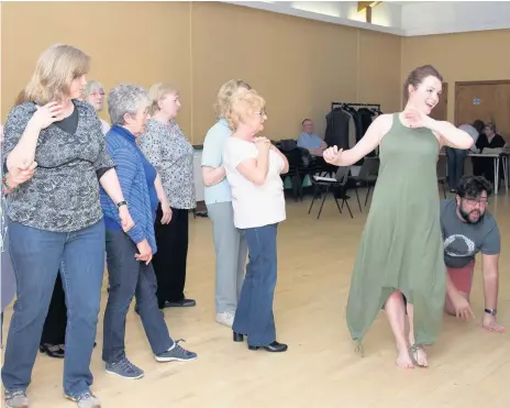  ?? Emma Williams ?? Rehearsals get underway for Southport Little Theatre’s production of Pirates of Penzance