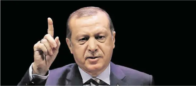  ?? BILD: SN/AFP ?? Recep Tayyip Erdoğan begreift sich als einzigen Garanten der Stabilität.