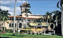  ??  ?? PAY UP: The initiation fee at Trump’s Mar-a-Lago resort in Florida has gone from $100,000 to $200,000 since his victory.