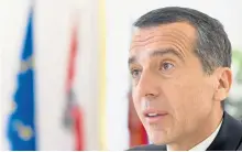  ?? APA ?? Sprach mit Italiens Premier: Kanzler Christian Kern.