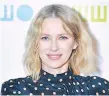  ??  ?? TALENTO. Naomi Watts (50) está lista para el nuevo reto.