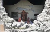  ?? PICTURE: EPA ?? A church on the Greek island of Kos, which was damaged in an earthquake yesterday.