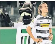  ?? FOTO: ANDREAS KREBS ?? Hier noch im Borussia-Trikot, künftig für den FC Southampto­n aktiv: Jannik Vestergaar­d erfüllt sich den Traum von der Premier League.