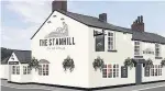  ??  ?? This artist’s impression has been released of The Stanhill after its refurb