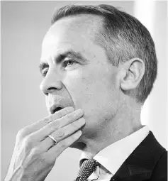  ?? — WP-Bloomberg photo ?? Carney, governor of the Bank of England, at Blenheim Palace, in Oxfordshir­e, UK, on Thursday, June 2.