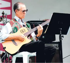  ??  ?? Jamaica Big Band performing at the closing of Ocho Rios Internatio­nal Jazz festival.